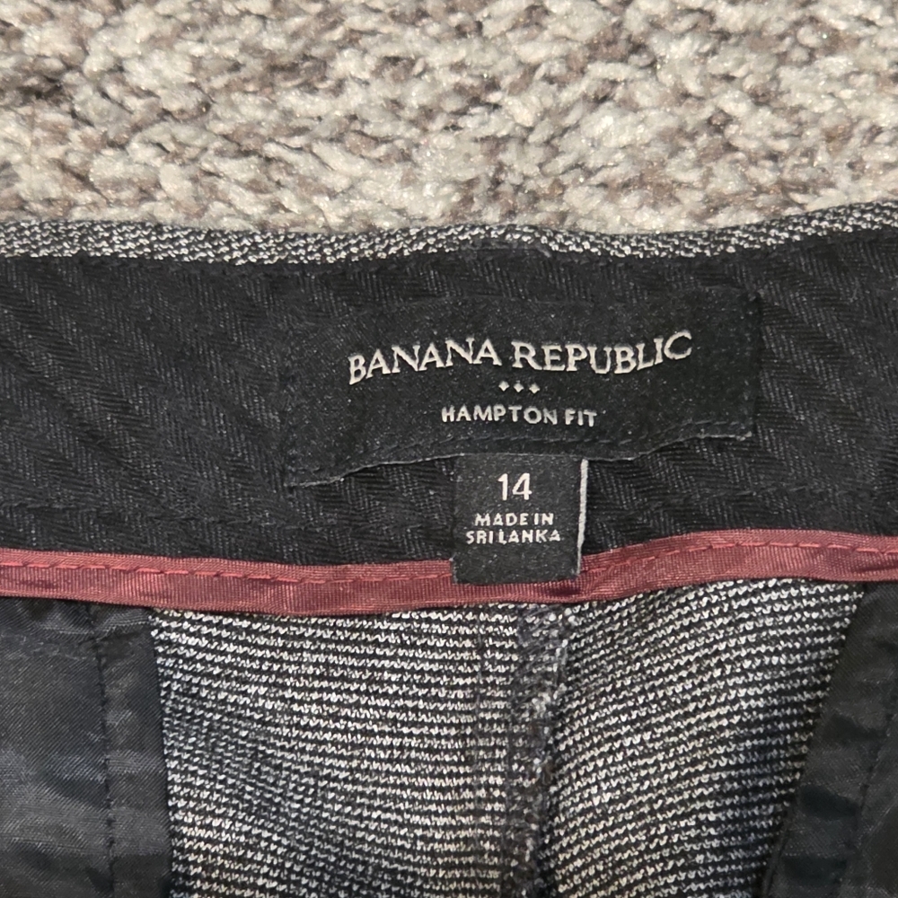 Banana Republic Hampton Fit Dress Pant Size 14 - Picture 3 of 7